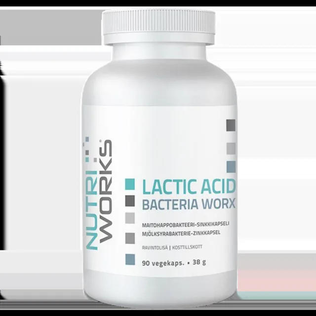 NutriWorks Lactic Acid Bacteria Worx - 90 kapslí