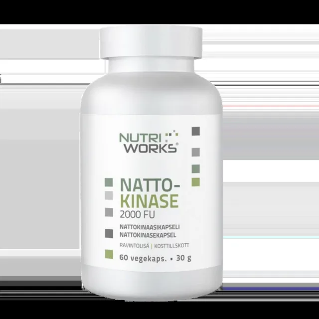 NutriWorks Nattokinase 2000 FU - 60 kapslí