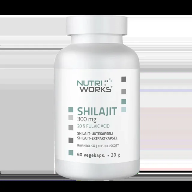NutriWorks Shilajit 300mg - 60 kapslí