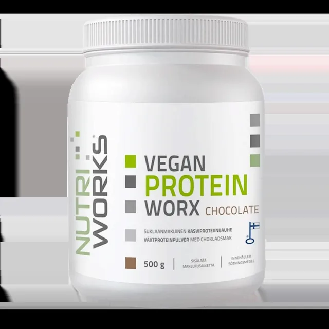 NutriWorks Vegan Protein Worx 700g - čokoláda