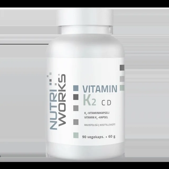 NutriWorks Vitamin K2 C D - 90 kapslí