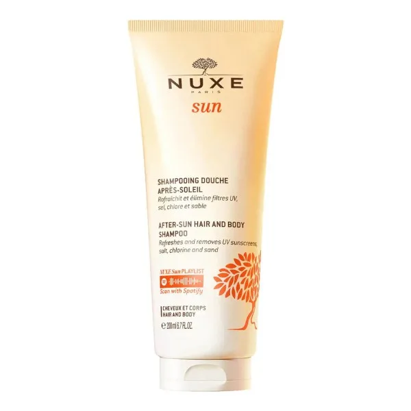 Nuxe Šampon po opalování na tělo a vlasy Sun (After-Sun Hair & Body Shampoo) 200 ml