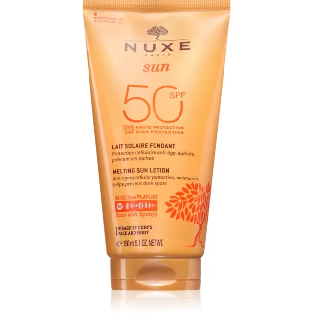 Nuxe Sun Melting Lotion High Protection ochranné opalovací mléko SPF 50 150 ml