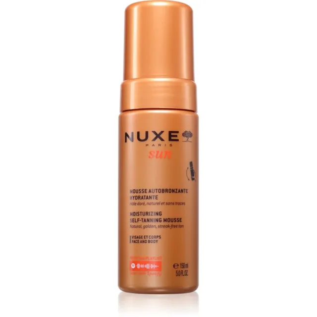 Nuxe Sun Moisturizing Self-Tanning Mousse samoopalovací pěna na obličej a tělo 150 ml