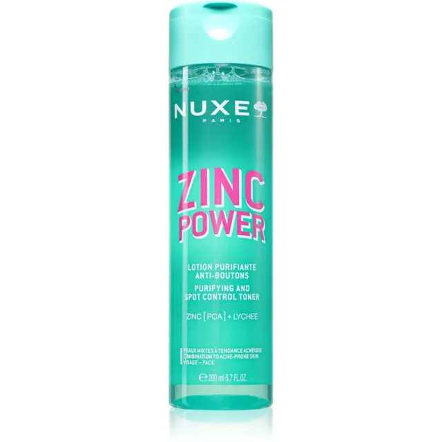 Nuxe Zinc Power Purifying And Spot Control Toner čisticí tonikum pro mastnou a problematickou pleť 200 ml