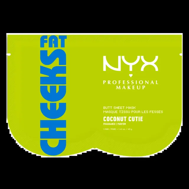 NYX Body Plátýnková maska na hýždě Coconut Cutie