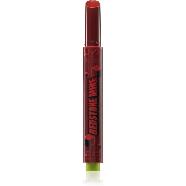 NYX Professional Makeup A Minecraft Movie balzám na rty odstín Redstone Mine 2 g