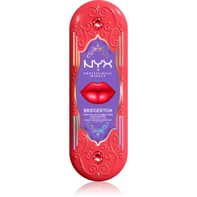 NYX Professional Makeup Bridgerton Royal Treasures sada na rty odstín 01 2 ks