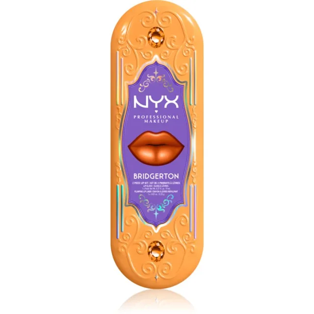 NYX Professional Makeup Bridgerton Royal Treasures sada na rty odstín 06 2 ks