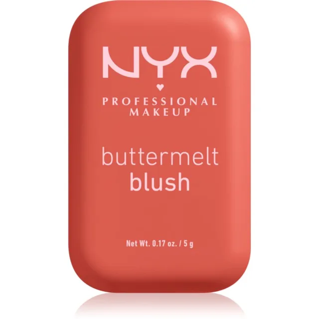 NYX Professional Makeup Buttermelt Blush pudrová tvářenka odstín Butta Sunset Sorbet 5 g