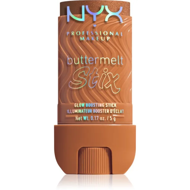 NYX Professional Makeup Buttermelt Glow Stix rozjasňující tyčinka odstín 12 It's Giving Melt 5 g