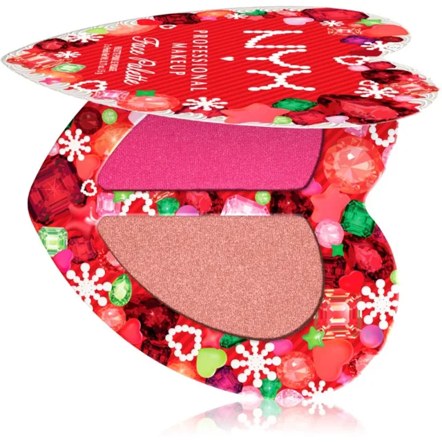 NYX Professional Makeup Face Palette Xmas multifunkční paleta odstín 02 10 g