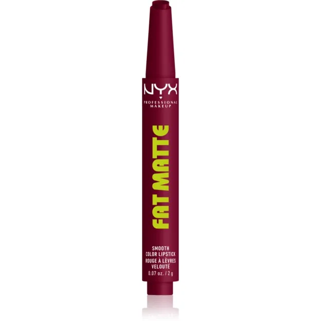 NYX Professional Makeup Fat Matte balzám na rty s matujícím efektem Berry Smooth 2 g