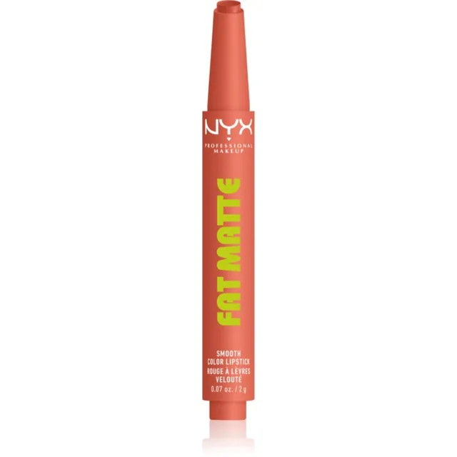 NYX Professional Makeup Fat Matte balzám na rty s matujícím efektem Cashmere Cutie 2 g
