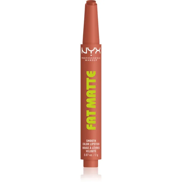 NYX Professional Makeup Fat Matte balzám na rty s matujícím efektem Cozy Whipped 2 g