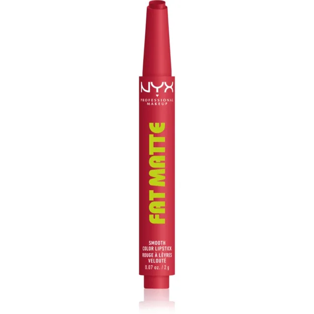NYX Professional Makeup Fat Matte balzám na rty s matujícím efektem Flamingo Feather 2 g