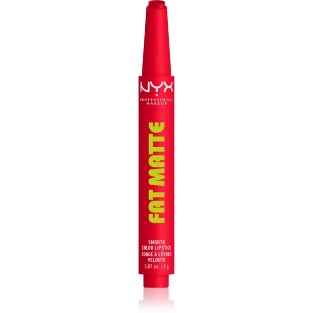 NYX Professional Makeup Fat Matte balzám na rty s matujícím efektem Fuzzy Flame 2 g