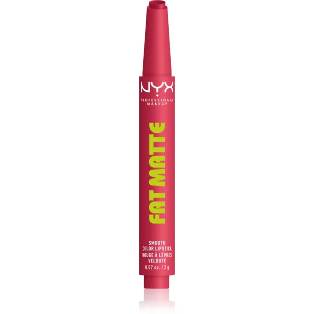 NYX Professional Makeup Fat Matte balzám na rty s matujícím efektem Pink Puff 2 g