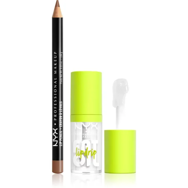 NYX Professional Makeup Fat Oil Lip Drip sada na rty 2 ks