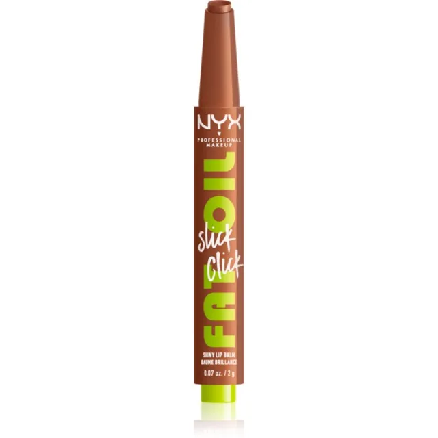 NYX Professional Makeup Fat Oil Slick Click tónovací balzám na rty odstín 17 Feedworthy 2 g