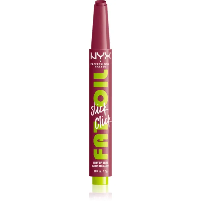 NYX Professional Makeup Fat Oil Slick Click tónovací balzám na rty odstín 20 In The Drafts 2 g