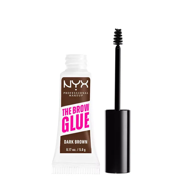 NYX Professional Makeup Fixační gel na obočí Brow Glue Gel 5 g 04 Dark Brown