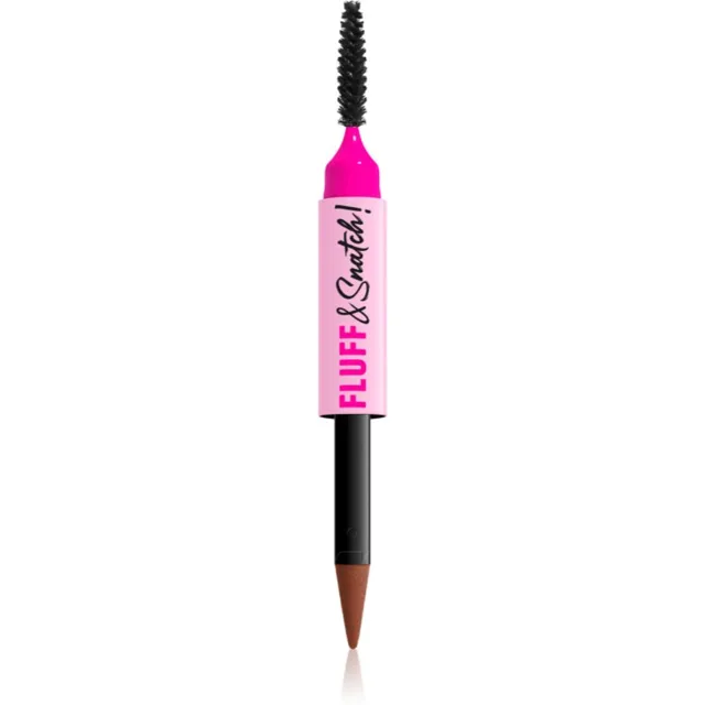 NYX Professional Makeup Fluff & Snatch tužka na obočí s pudrovým efektem odstín Auburn 1 g