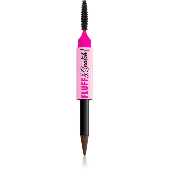 NYX Professional Makeup Fluff & Snatch tužka na obočí s pudrovým efektem odstín Brunette 1 g