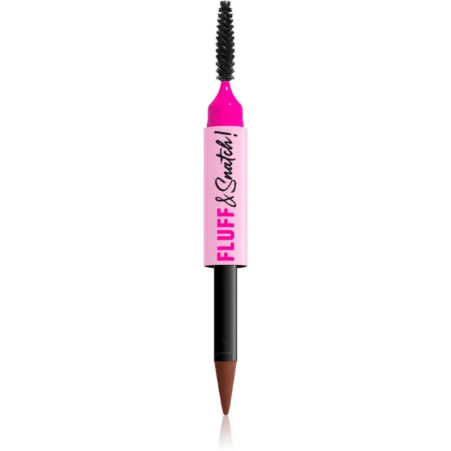 NYX Professional Makeup Fluff & Snatch tužka na obočí s pudrovým efektem odstín Rich Auburn 1 g