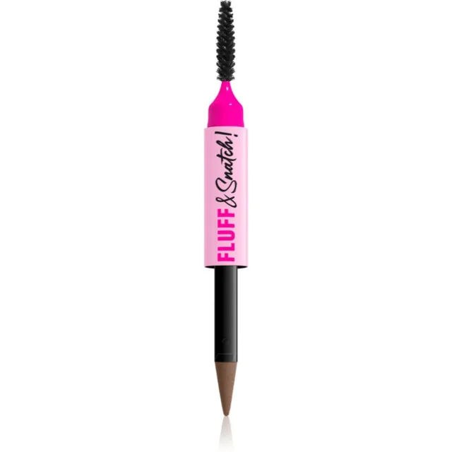 NYX Professional Makeup Fluff & Snatch tužka na obočí s pudrovým efektem odstín Taupe 1 g