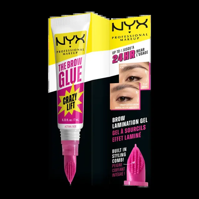 NYX Professional Makeup Gel na laminaci obočí The Brow Glue Crazy Lift