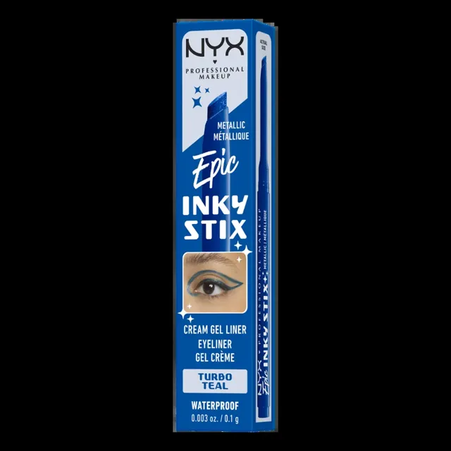 NYX Professional Makeup Gelová oční linka Epic Inky Stix 08 Turbo Teal 0,1 g