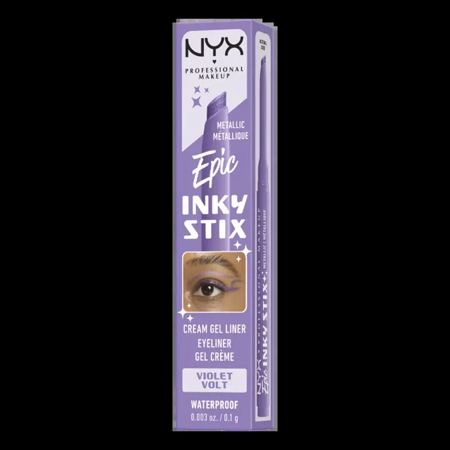NYX Professional Makeup Gelová oční linka Epic Inky Stix 10 Violet Volt 0,1 g