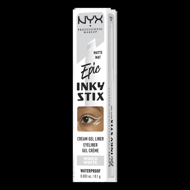 NYX Professional Makeup Gelová oční linka Epic Inky Stix 17 Wired White 0,1 g