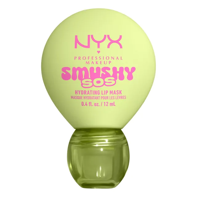 NYX Professional Makeup Hydratační maska na rty Smushy SOS Hydrating Lip Mask 12 ml 01 Green Sereni-tea