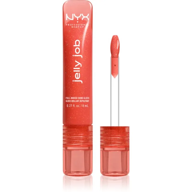 NYX Professional Makeup Jelly Job zářivý lesk na rty se zvětšujícím efektem odstín Jelly Squeeze 7.5 ml