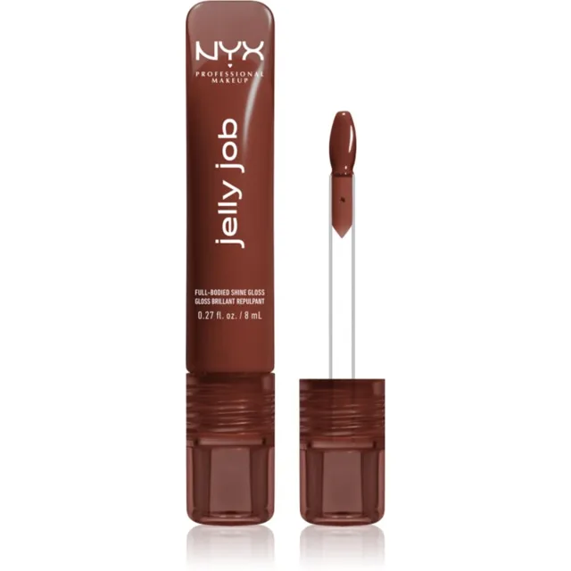 NYX Professional Makeup Jelly Job zářivý lesk na rty se zvětšujícím efektem odstín Jellybean 7.5 ml