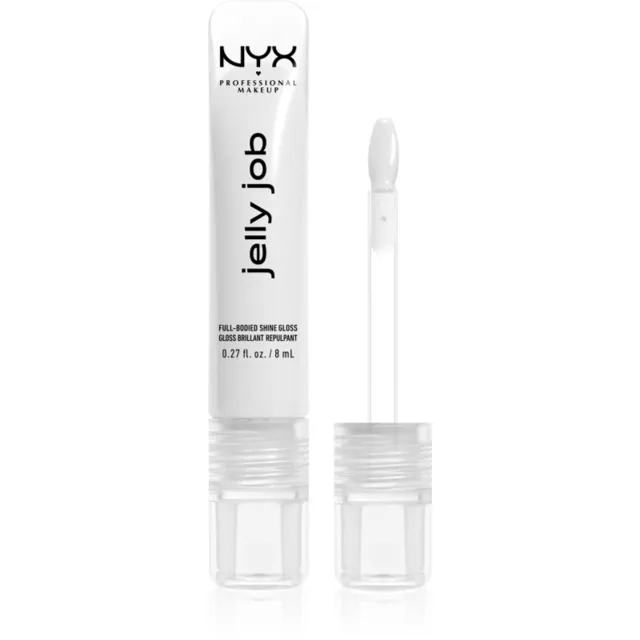 NYX Professional Makeup Jelly Job zářivý lesk na rty se zvětšujícím efektem odstín Just Jelly 7.5 ml