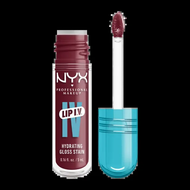 NYX Professional Makeup Lesk na rty Lip IV Hydrating Gloss Stain 07 Bubblegum Burst
