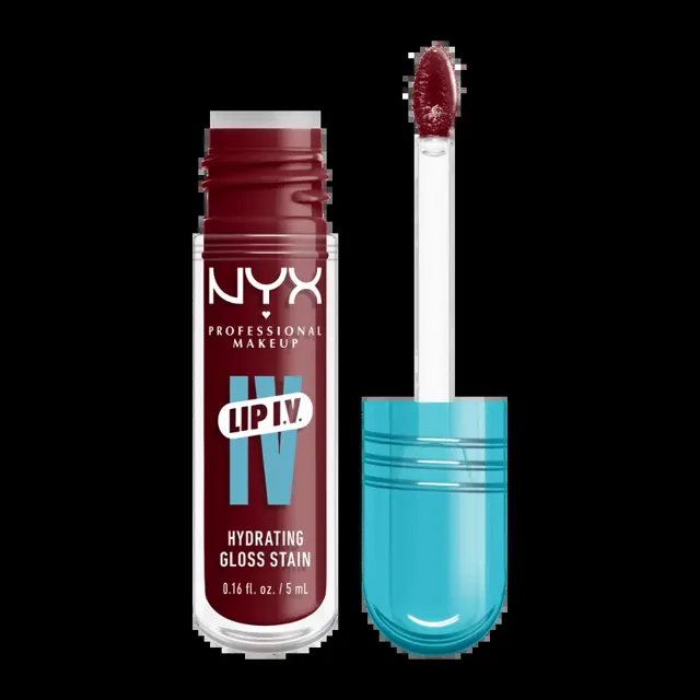 NYX Professional Makeup Lesk na rty Lip IV Hydrating Gloss Stain 13 Cranberry Splash