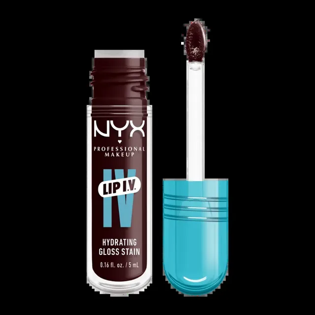 NYX Professional Makeup Lesk na rty Lip IV Hydrating Gloss Stain 15 Water 'Bout Wine?