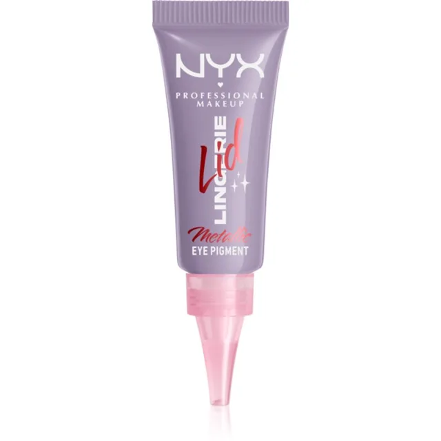 NYX Professional Makeup Lid Lingerie krémové oční stíny odstín 10 Lacy Lilac 6 ml