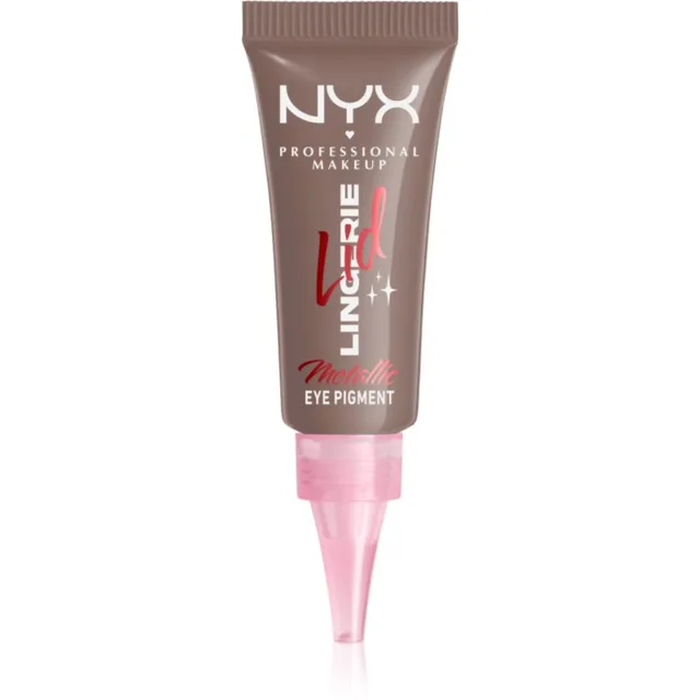 NYX Professional Makeup Lid Lingerie krémové oční stíny odstín Granite Grind 6 ml