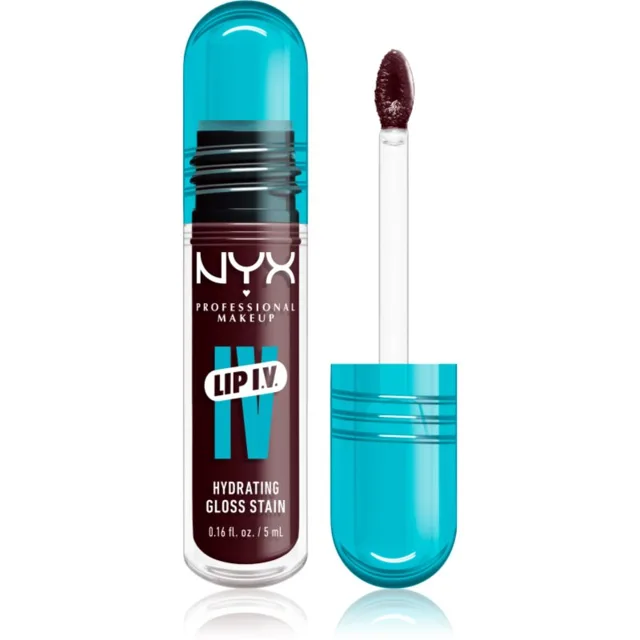 NYX Professional Makeup Lip IV dlouhotrvající lesk na rty s hydratačním účinkem odstín 14 - MAUVE N MOIST 5 ml