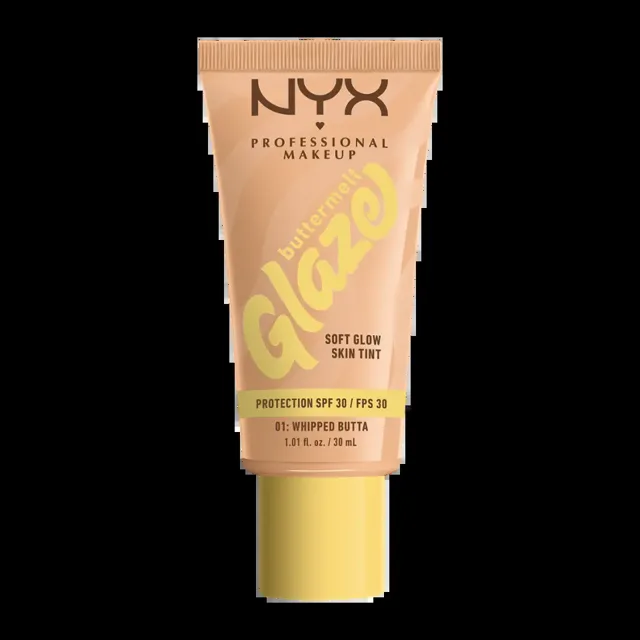 NYX Professional Makeup Make-up Buttermelt Glaze + SPF30 01W Whipped Butta