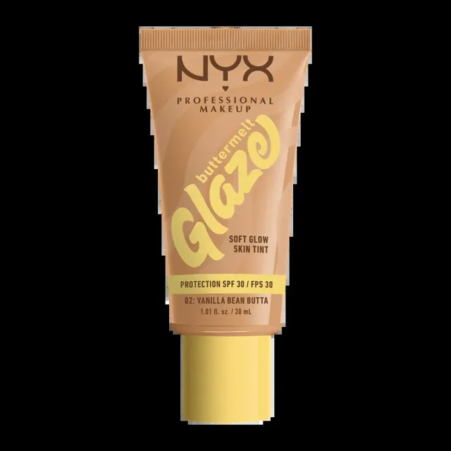NYX Professional Makeup Make-up Buttermelt Glaze + SPF30 02W Vanilla Bean Butta