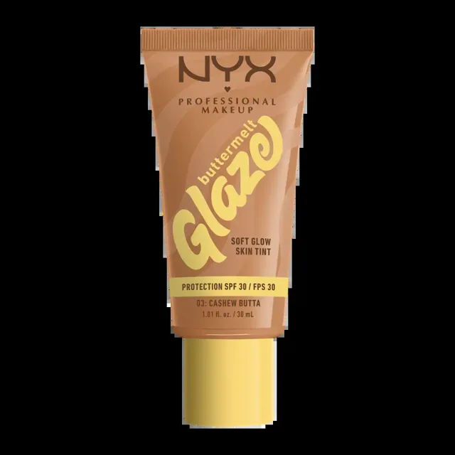 NYX Professional Makeup Make-up Buttermelt Glaze + SPF30 03W Cashew Butta