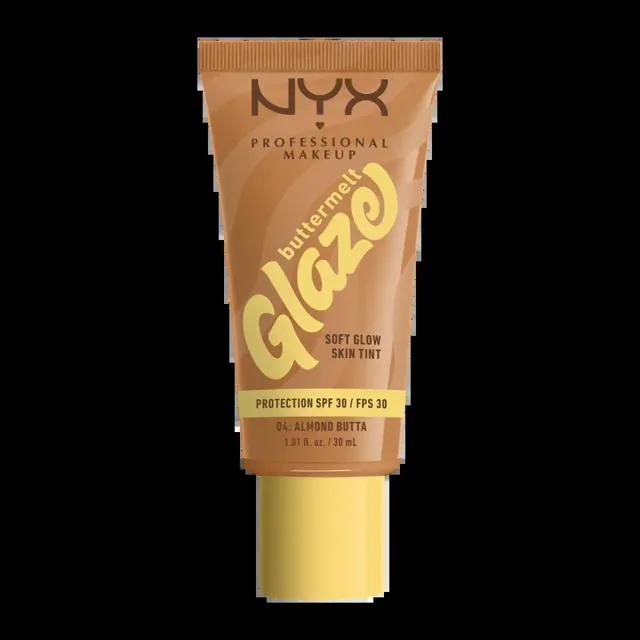 NYX Professional Makeup Make-up Buttermelt Glaze + SPF30 04W Almond Butta
