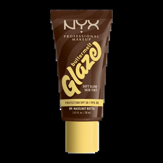 NYX Professional Makeup Make-up Buttermelt Glaze + SPF30 09W Hazelnut Butta