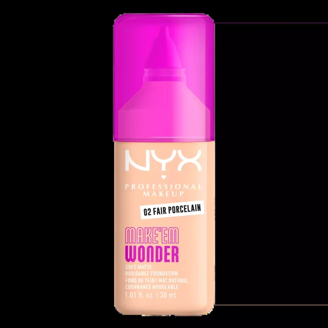 NYX Professional Makeup Make-up Make`EM Wonder Buildable Foundation 30 ml 02 Fair Porcelain
